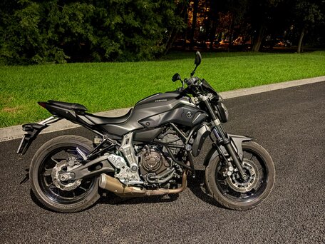 2015 Yamaha MT-07 (FZ-07), чёрный, 680000 рублей, вид 2