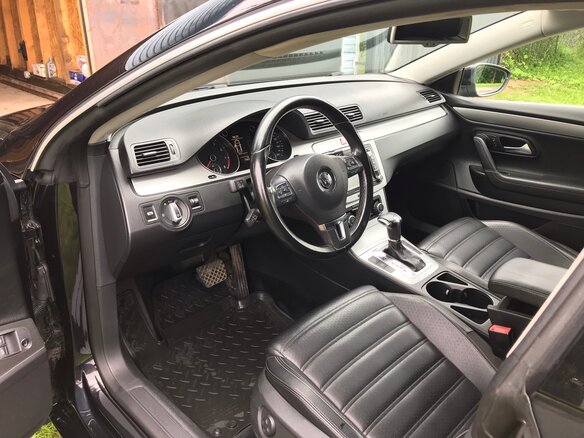 2010 Volkswagen Passat CC I, чёрный, 1330000 рублей - вид 13