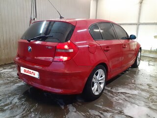 2007 BMW 1 серии 118i I (E81/E82/E87/E88) Рестайлинг, красный, 700000 рублей, вид 4