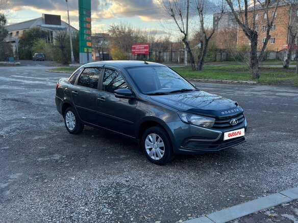 2020 Lada (ВАЗ) Granta I Рестайлинг, серый, 475000 рублей - вид 2