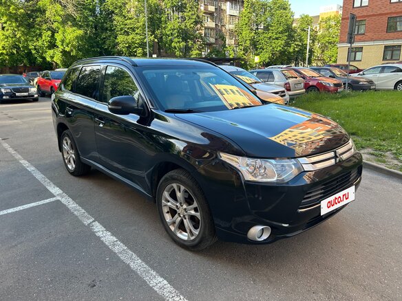 2013 Mitsubishi Outlander III, чёрный, 1330000 рублей - вид 6