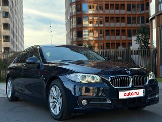 2016 BMW 5 серии 520i VI (F10/F11/F07) Рестайлинг, синий, 2400000 рублей, вид 5