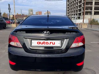 2012 Hyundai Solaris I, чёрный, 630000 рублей, вид 5