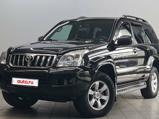 2008 Toyota Land Cruiser Prado 5-speed 120 Series Рестайлинг, чёрный, 2490000 рублей, вид 1