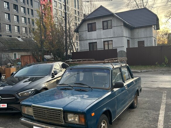 2004 Lada (ВАЗ) 2107, синий, 80000 рублей