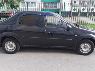 2013 Renault Logan I Рестайлинг, чёрный, 220000 рублей, вид 2