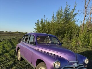 1949 ГАЗ М-20 «Победа», фиолетовый, 790000 рублей, вид 1