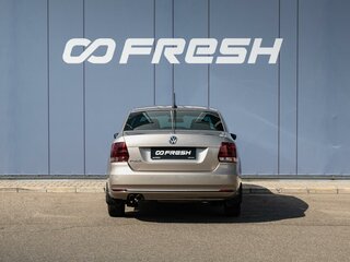 2018 Volkswagen Polo V Рестайлинг, бежевый, 1175000 рублей, вид 4