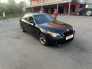 2008 BMW 5 серии 525i V (E60/E61) Рестайлинг, чёрный, 1399000 рублей, вид 4