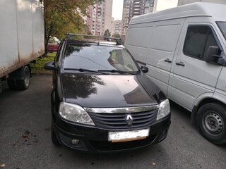 2013 Renault Logan I Рестайлинг, чёрный, 550000 рублей, вид 1