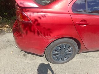 2007 Mitsubishi Lancer X, красный, 450000 рублей, вид 4