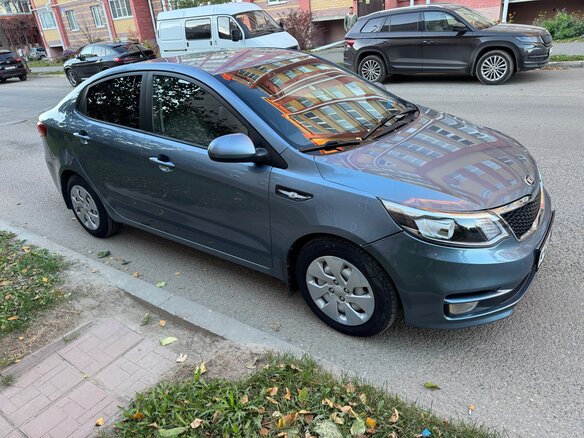 2016 Kia Rio III Рестайлинг, голубой, 925000 рублей - вид 1