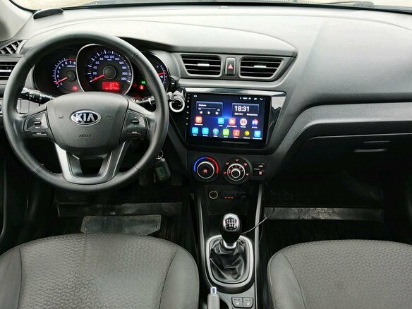2015 Kia Rio 6-speed III, чёрный, 840000 рублей - вид 13