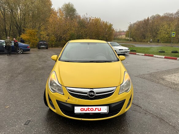 2013 Opel Corsa D Рестайлинг II, жёлтый, 400000 рублей - вид 4