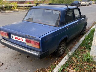 2005 Lada (ВАЗ) 2107, синий, 80000 рублей, вид 3