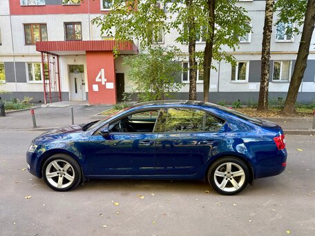 2014 Skoda Octavia III (A7), синий, 1195000 рублей, вид 2