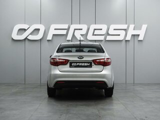 2014 Kia Rio III, серебристый, 884000 рублей, вид 4