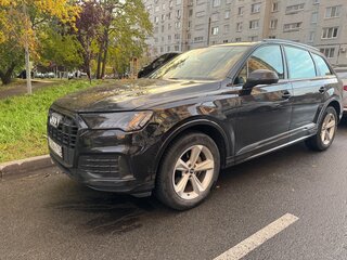 2021 Audi Q7 45 TDI II (4M) Рестайлинг, чёрный, 6300000 рублей, вид 3