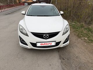 2011 Mazda 6 II (GH) Рестайлинг, белый, 900000 рублей, вид 1