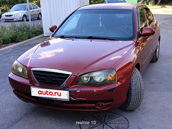 2004 Hyundai Elantra III (XD2) Рестайлинг, красный, 270000 рублей - вид 3