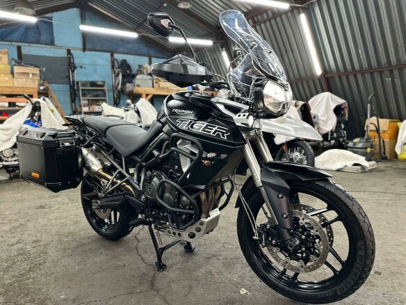 2019 Triumph Tiger 1200, чёрный, 1080000 рублей