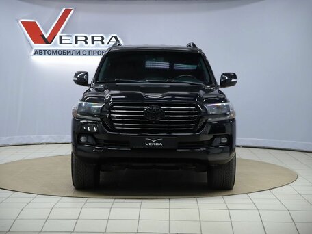 2015 Toyota Land Cruiser 200 Series Рестайлинг 2, чёрный, 3650000 рублей, вид 2