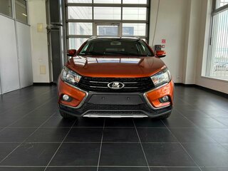 2018 Lada (ВАЗ) Vesta SW I, оранжевый, 900000 рублей, вид 2