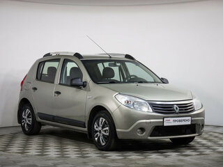 2013 Renault Sandero I, бежевый, 389000 рублей, вид 3