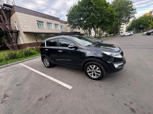 2015 Kia Sportage III Рестайлинг, чёрный, 1390000 рублей - вид 9