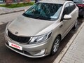 2014 Kia Rio 4-speed III, бежевый - вид 2
