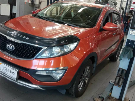 2014 Kia Sportage III Рестайлинг, оранжевый, 1150000 рублей, вид 1