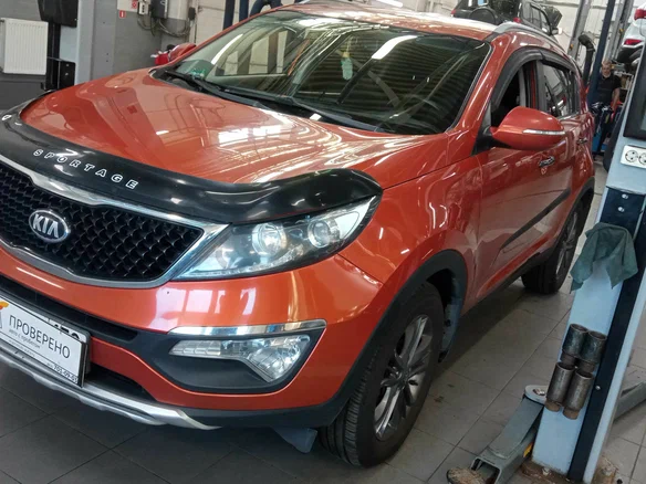 2014 Kia Sportage III Рестайлинг, оранжевый, 1150000 рублей