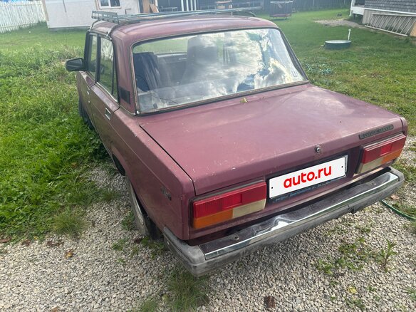 2000 Lada (ВАЗ) 2107, пурпурный, 100000 рублей - вид 2