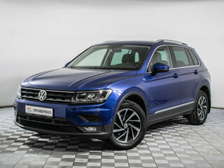 2018 Volkswagen Tiguan II, синий, 1790000 рублей, вид 1