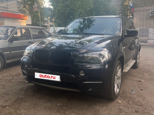 2007 BMW X5 3.0d II (E70), чёрный, 1450000 рублей