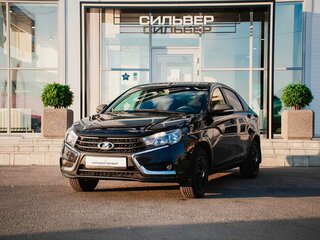 2016 Lada (ВАЗ) Vesta I, чёрный, 680000 рублей, вид 1
