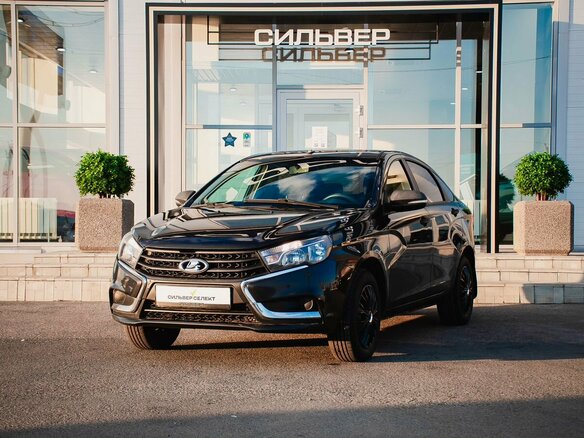 2016 Lada (ВАЗ) Vesta I, чёрный, 680000 рублей