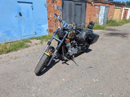1995 Honda Steed 600, чёрный, 230000 рублей, вид 1