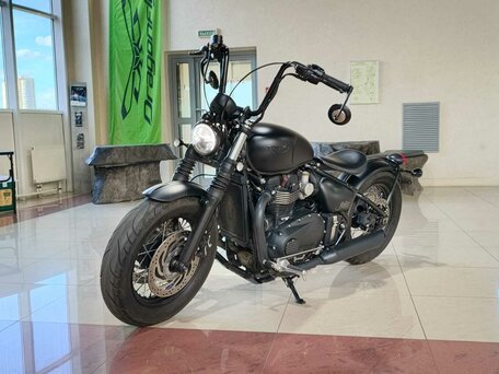 2020 Triumph Bonneville Bobber, чёрный, 1800000 рублей, вид 1