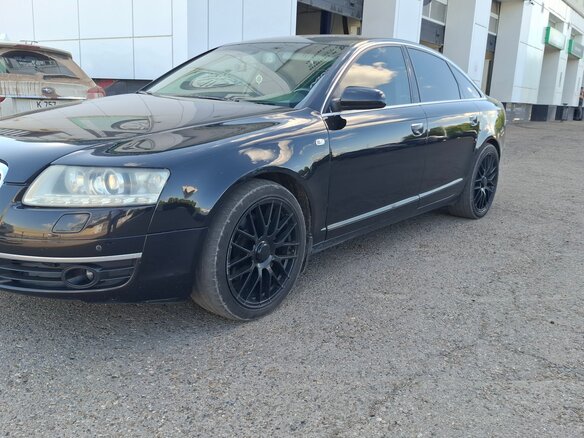 2008 Audi A6 III (C6), чёрный, 1000000 рублей