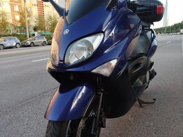 2006 Yamaha TMAX, синий, 400000 рублей - вид 9