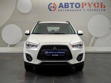 2014 Mitsubishi ASX I Рестайлинг, белый, 933000 рублей, вид 3