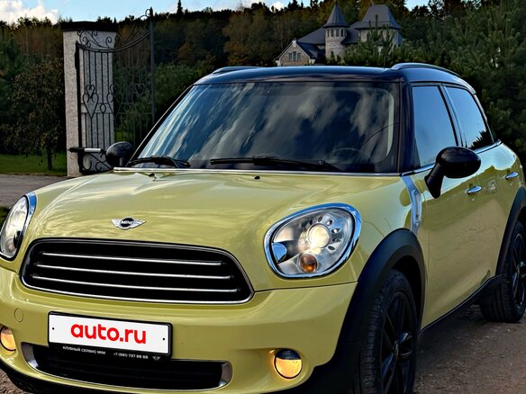 2011 Mini Countryman Cooper I, жёлтый, 1050000 рублей - вид 1