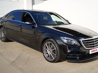 2019 Mercedes-Benz S-Класс 350 d Long VI (W222, C217) Рестайлинг, чёрный, 4950000 рублей, вид 2