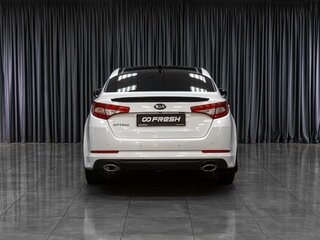 2013 Kia Optima III Рестайлинг, белый, 1429000 рублей, вид 4