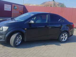 2012 Chevrolet Aveo II, чёрный, 595000 рублей, вид 2