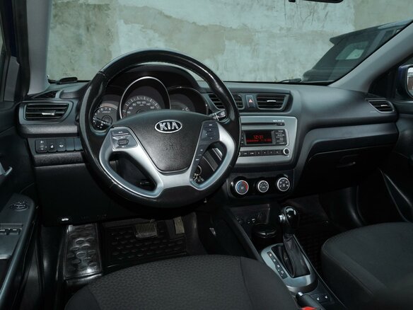 2016 Kia Rio III Рестайлинг, синий, 1069000 рублей - вид 5