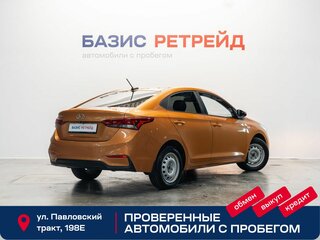 2018 Hyundai Solaris II, оранжевый, 1339000 рублей, вид 5