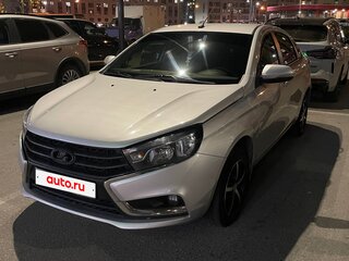 2017 Lada (ВАЗ) Vesta I, серебристый, 1000000 рублей, вид 1