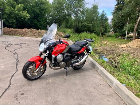 2008 Aprilia Mana 850, красный, 450000 рублей, вид 4